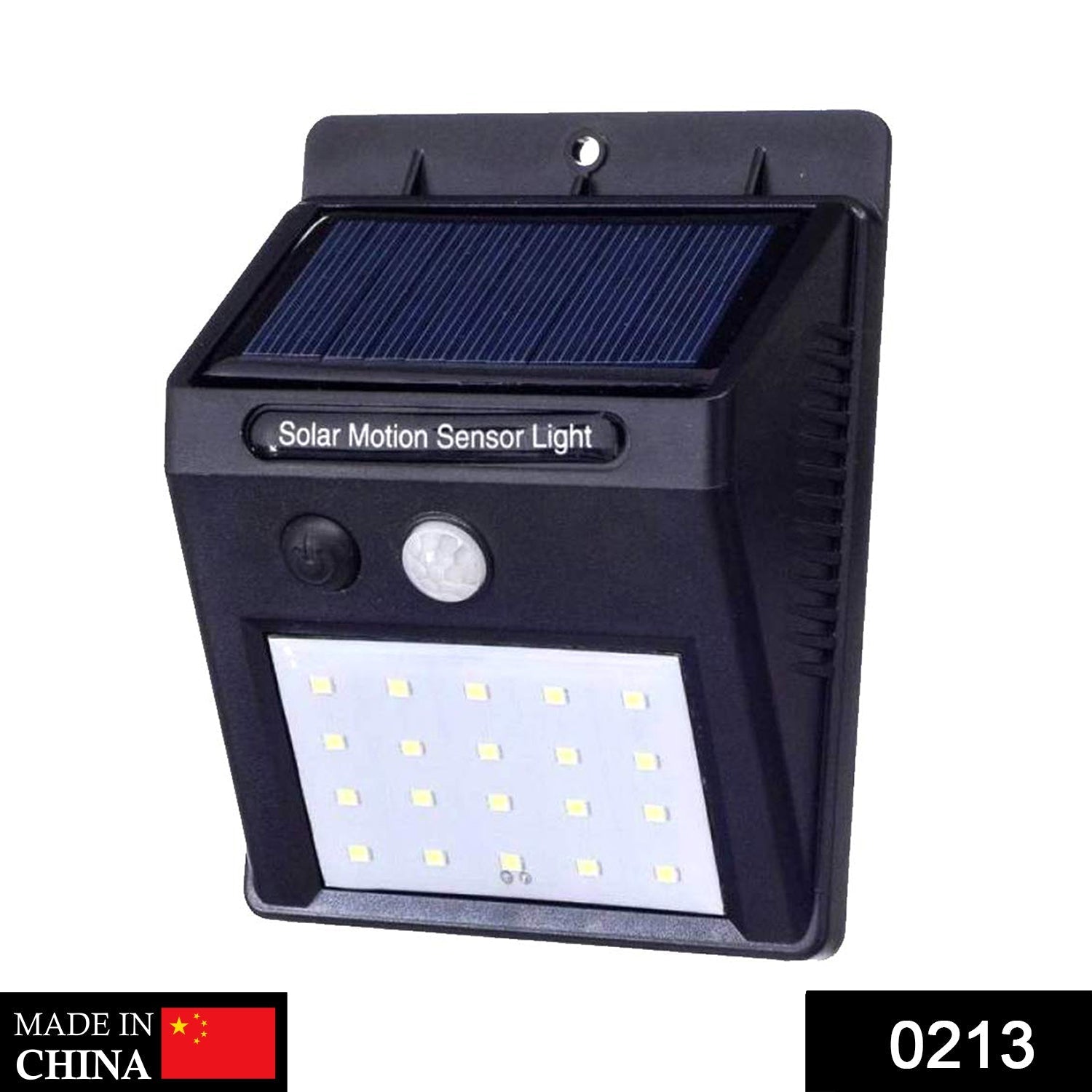 30-LED solar light for garden wall security. 30-LED solar light for garden wall security.